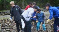 The grade 6 and 7 students went to Barnet Marine Park on October 5th to cleanup the park. Check the the Burnaby Now Newspaper to see the article!